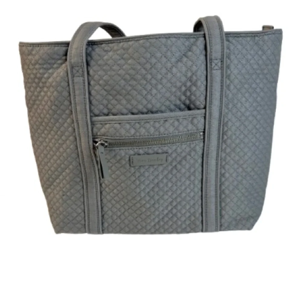 Vera Bradley Gray Quilted Tote